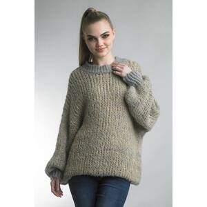 NEW TEMPO PARIS bulky sweater in beige